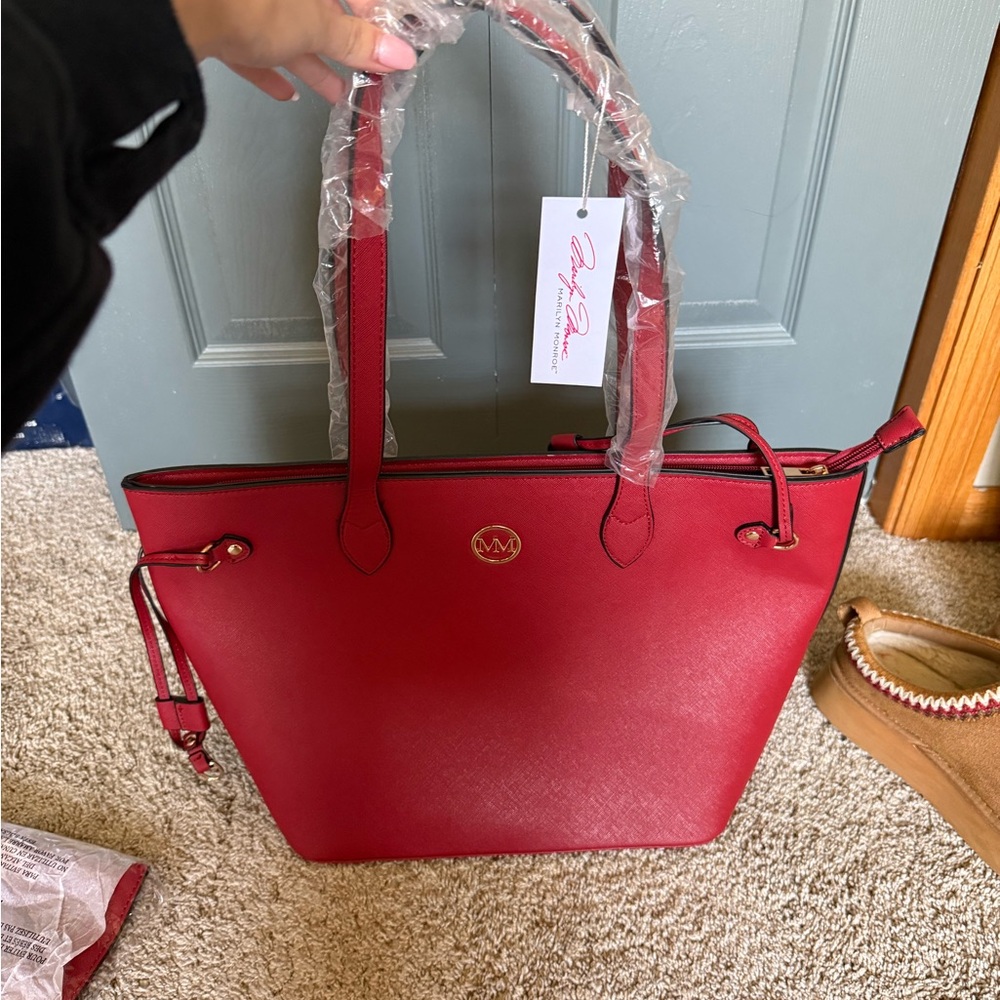 Marilyn Monroe Red Women's Tote Bag